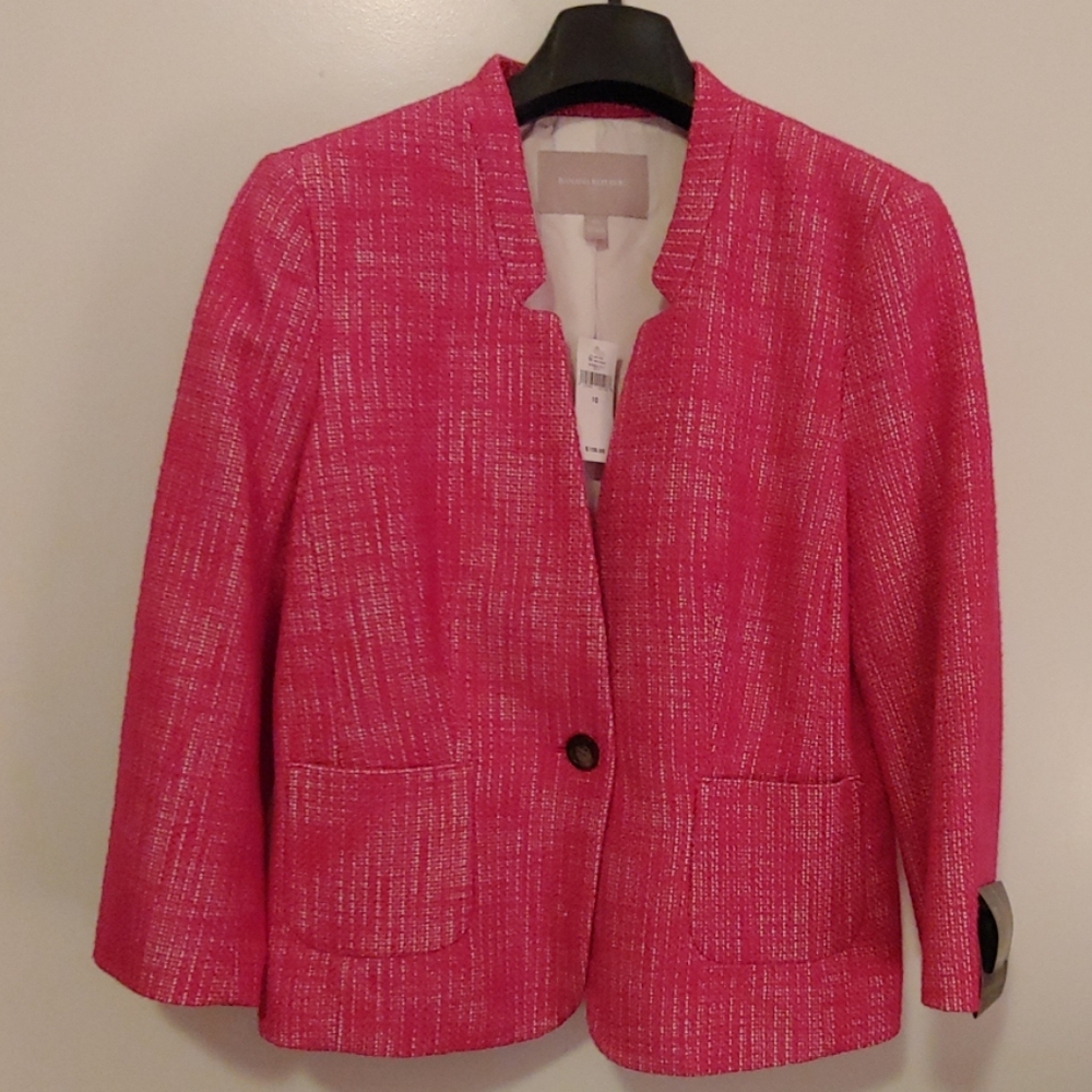 Banana Republic blazer, pink, size 10